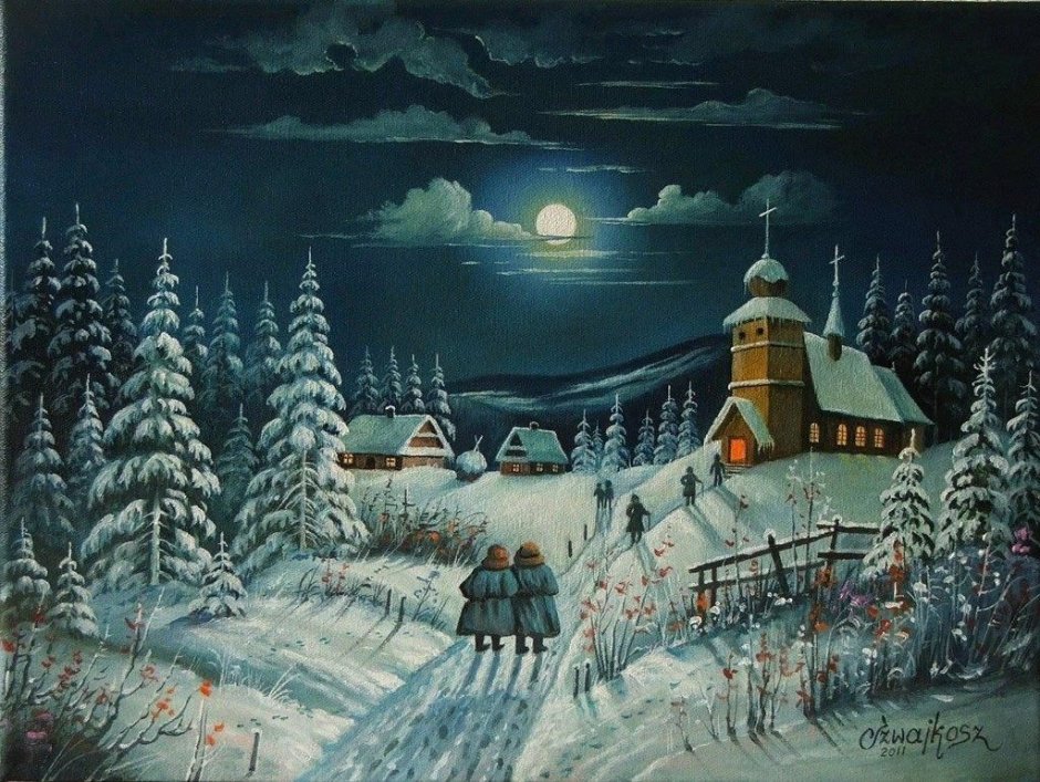 Зимние пейзажи Виктор Захарович Цыганов