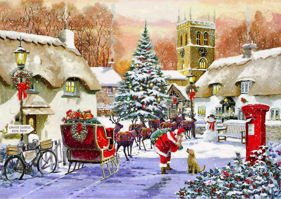 Ричард Макнейл картины Рождество
