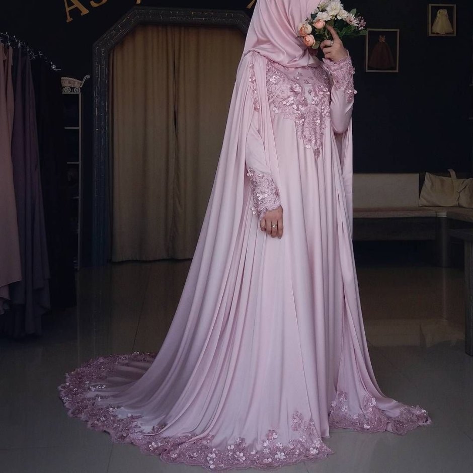 Свадебные платья 2022 мусульманские