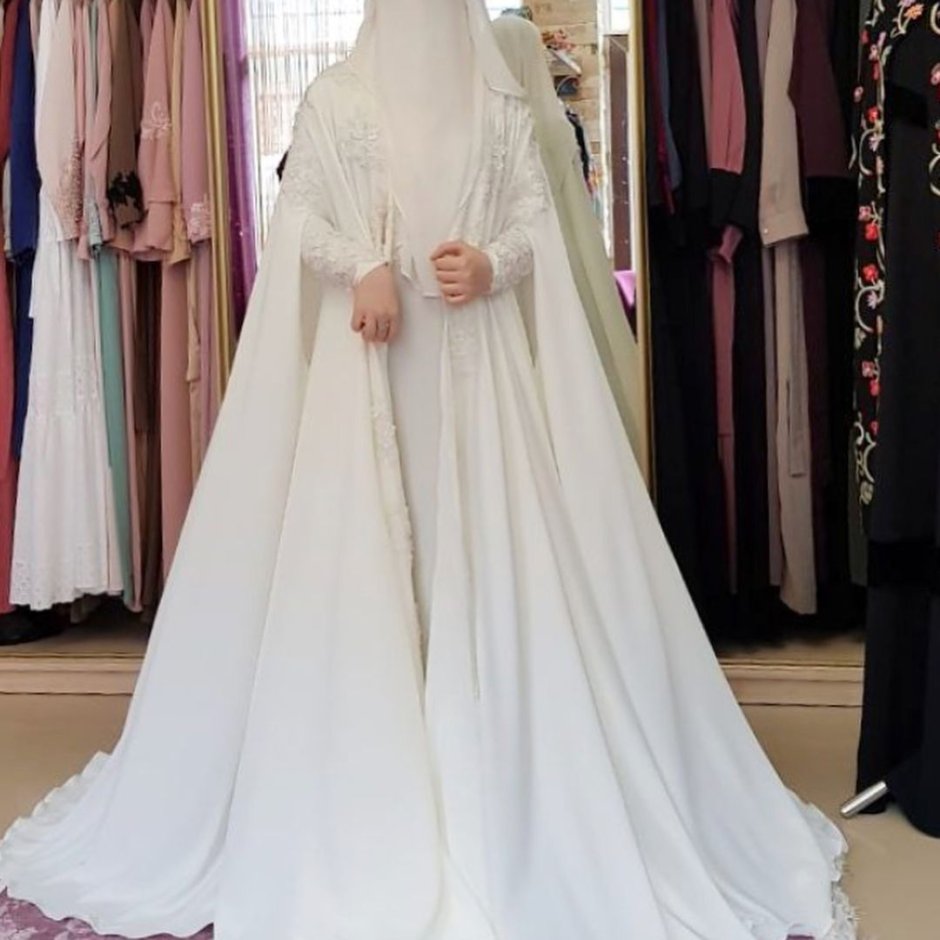 Asma_Dress хиджаб для невесты