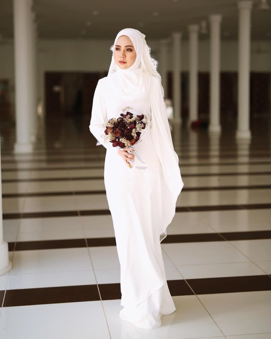 Asma_Dress хиджаб для невесты