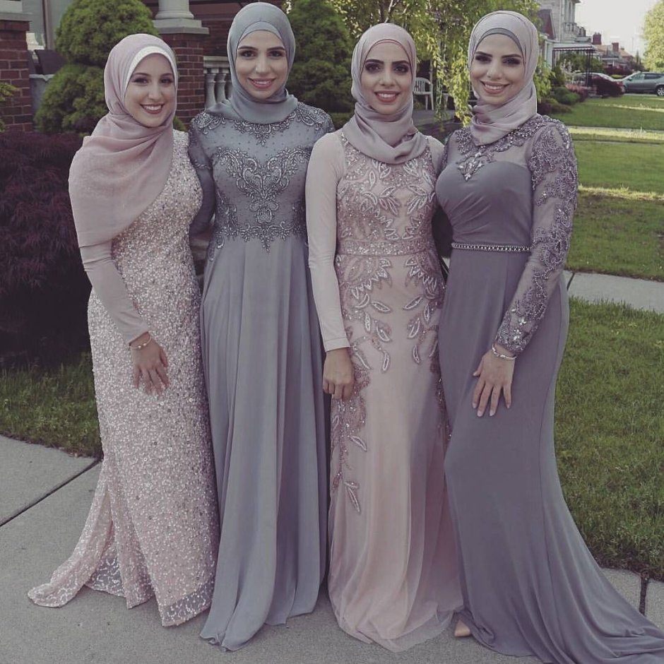 Вечерние платья на свадьбу для исламский
