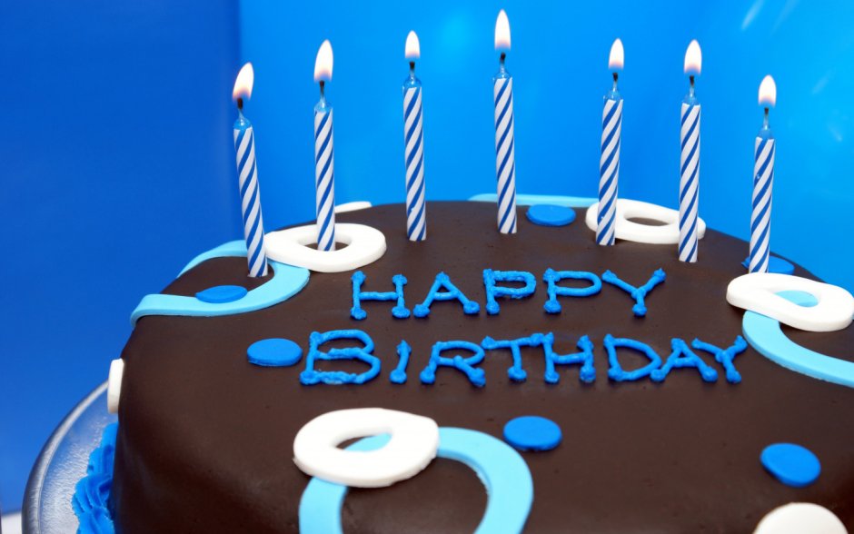 Открытки с днём рождения мужчине с тортом
