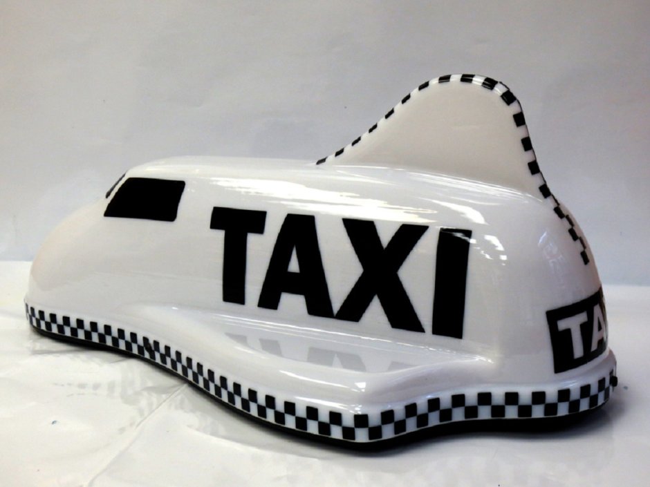 Круглый значок такси