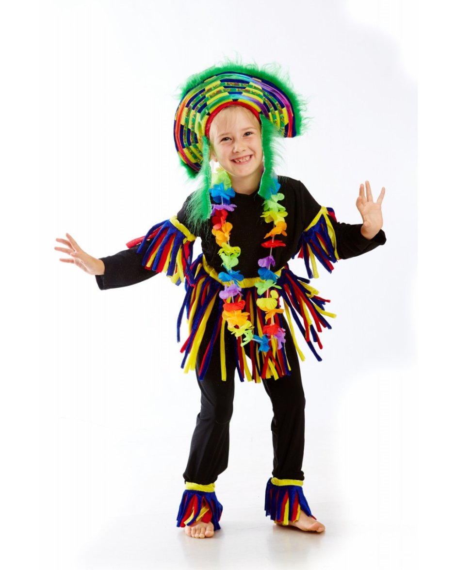 Новогодний костюм папуаса для мальчика