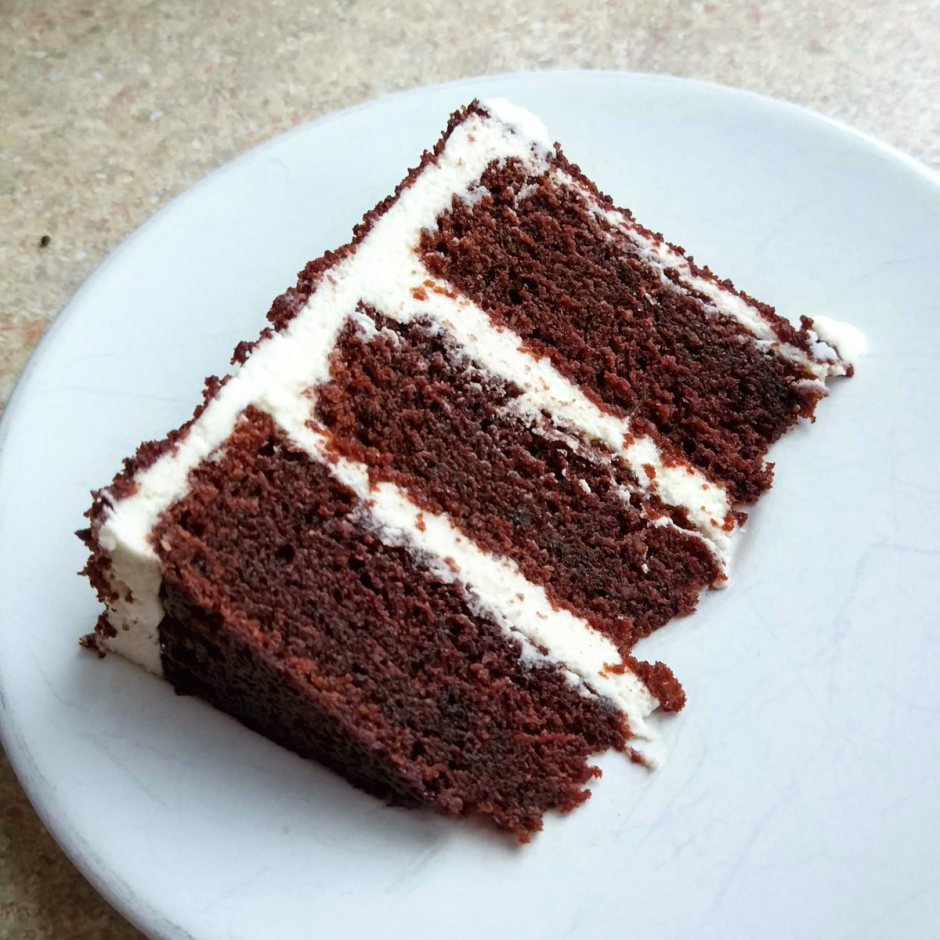 Шоколадный пирог на кефире в мультиварке