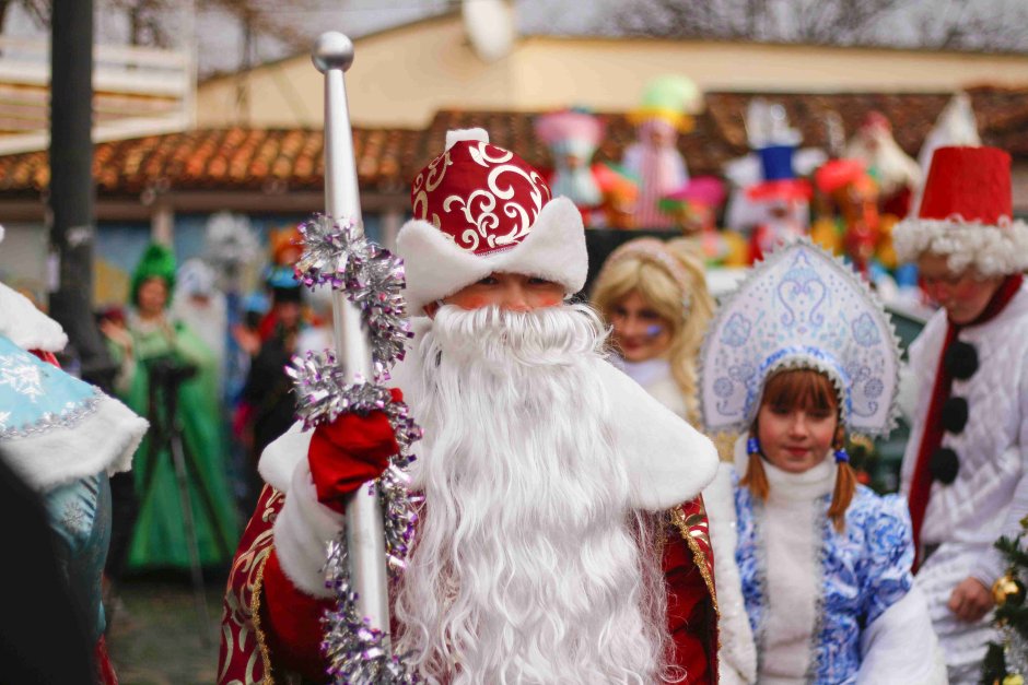 Фестиваль дедов Морозов в Евпатории