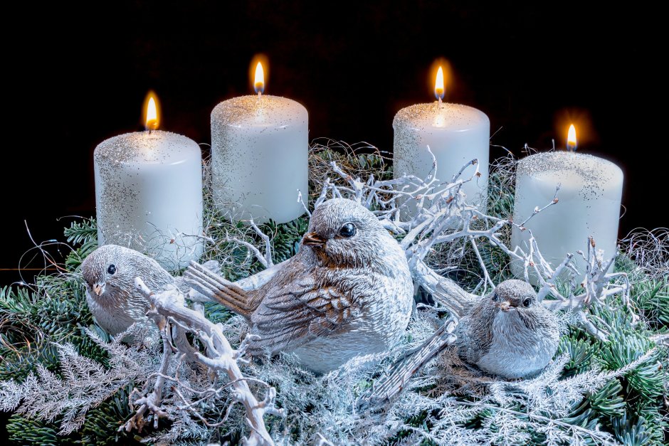 В огне рождественских свечей