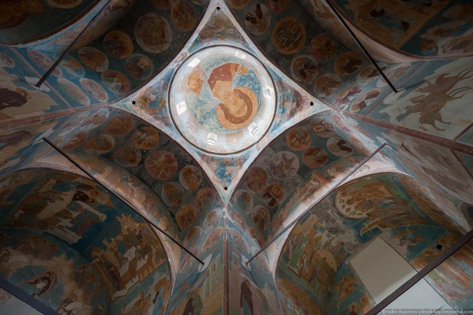 Фреска собора Ферапонтова монастыря Дионисий 1502 год