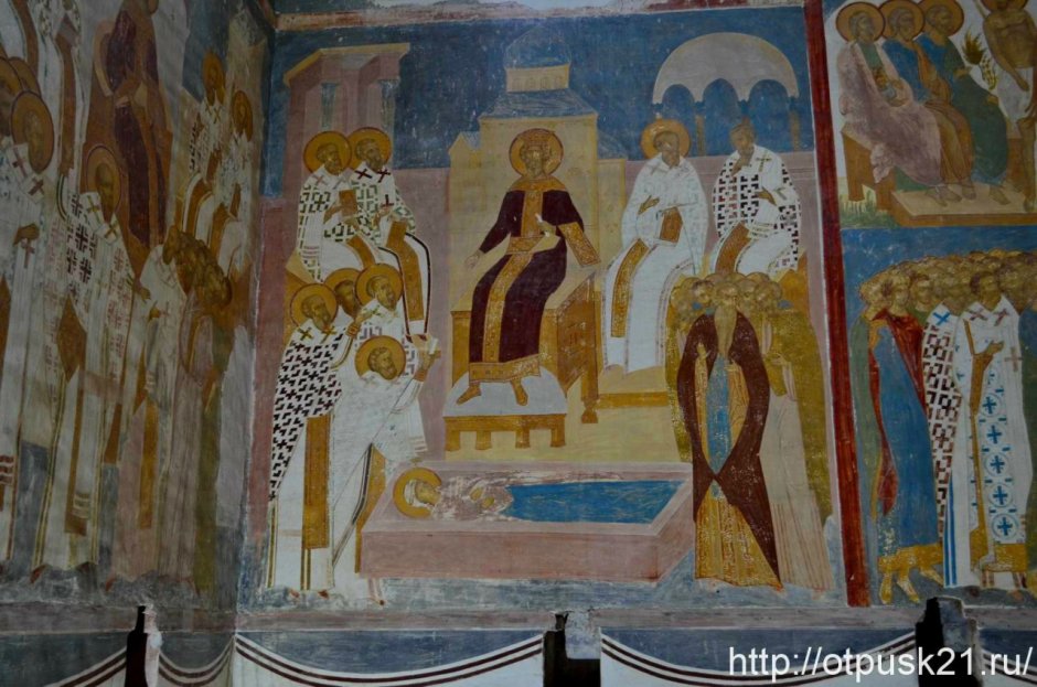 Дионисий о тебе радуется фреска Ферапонтов монастырь