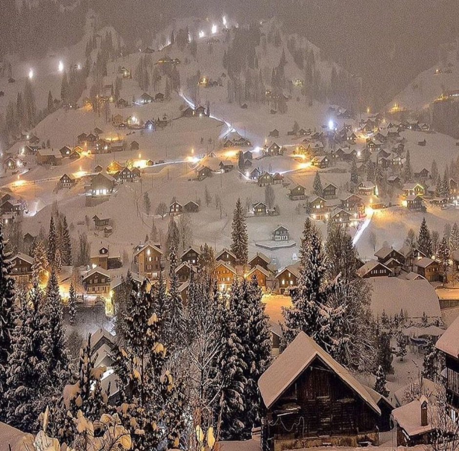 Grindelwald Швейцария зимой