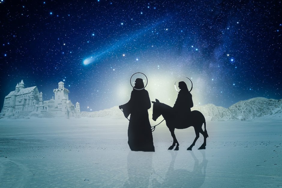 Путешествие Марии и Иосифа в Вифлеем