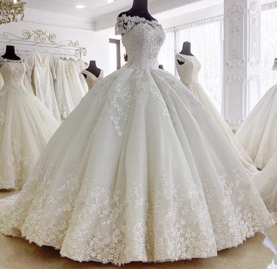 Свадебные платья чеченские пышные
