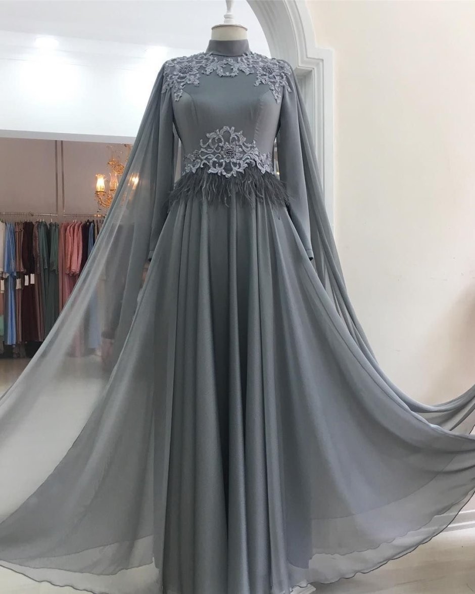 Вечерние платья на свадьбу для исламский