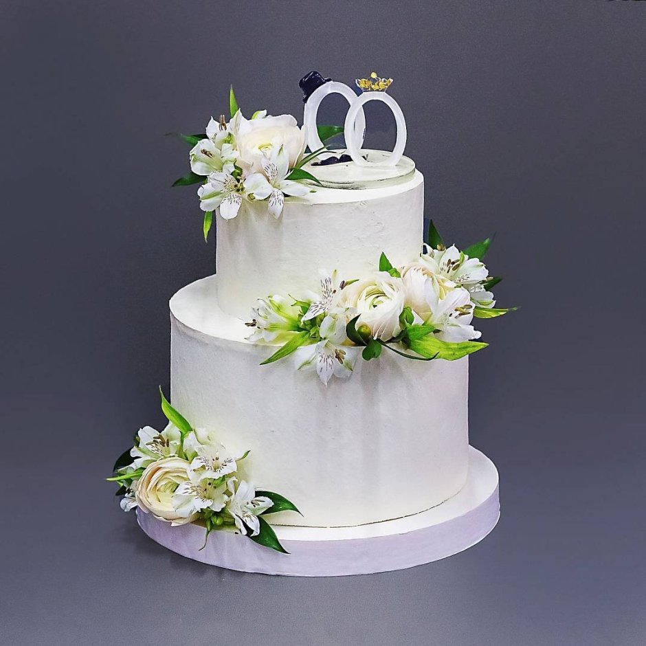 Свадебный торт двух