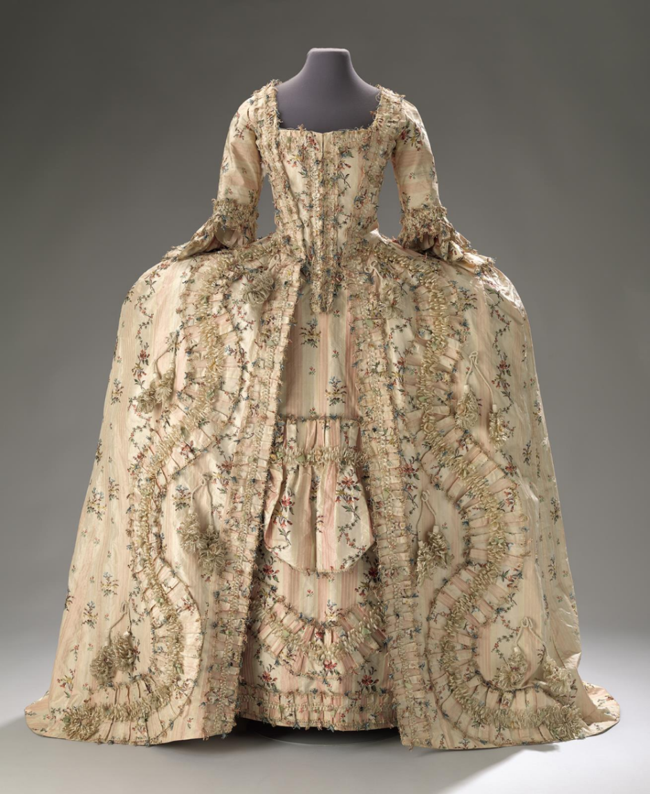 Одежда Франция 1760 -1780