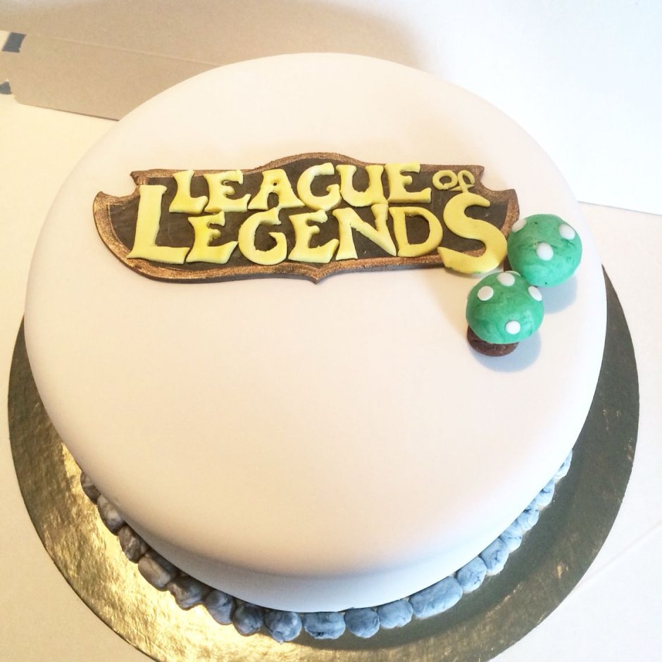 Торт на день рождения лига легенд