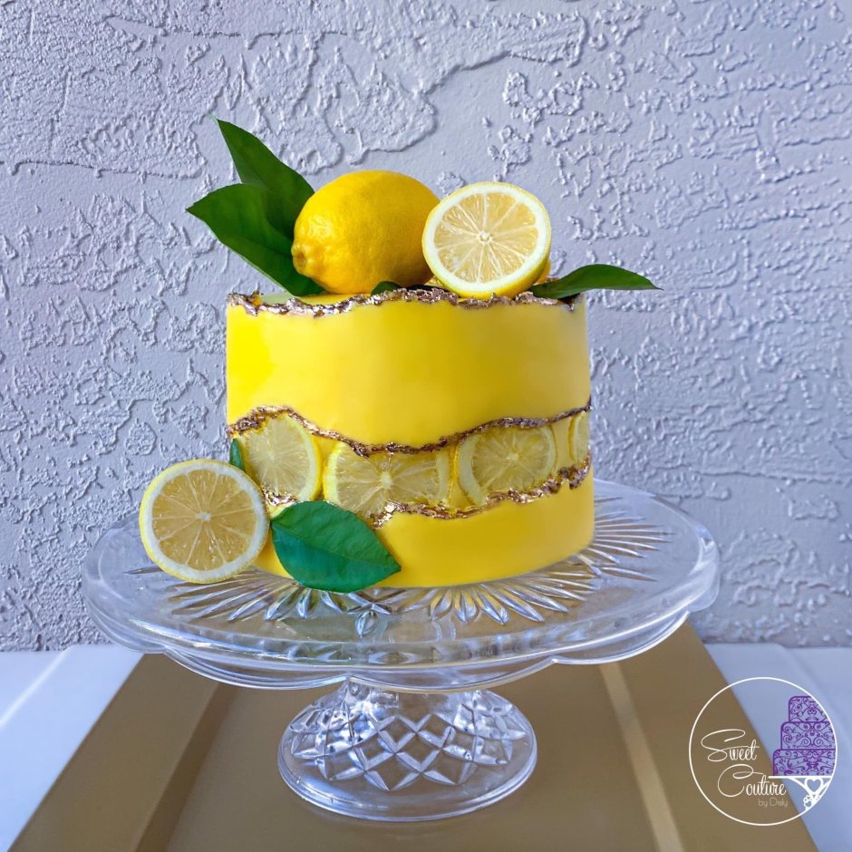Маково-лимонный торт