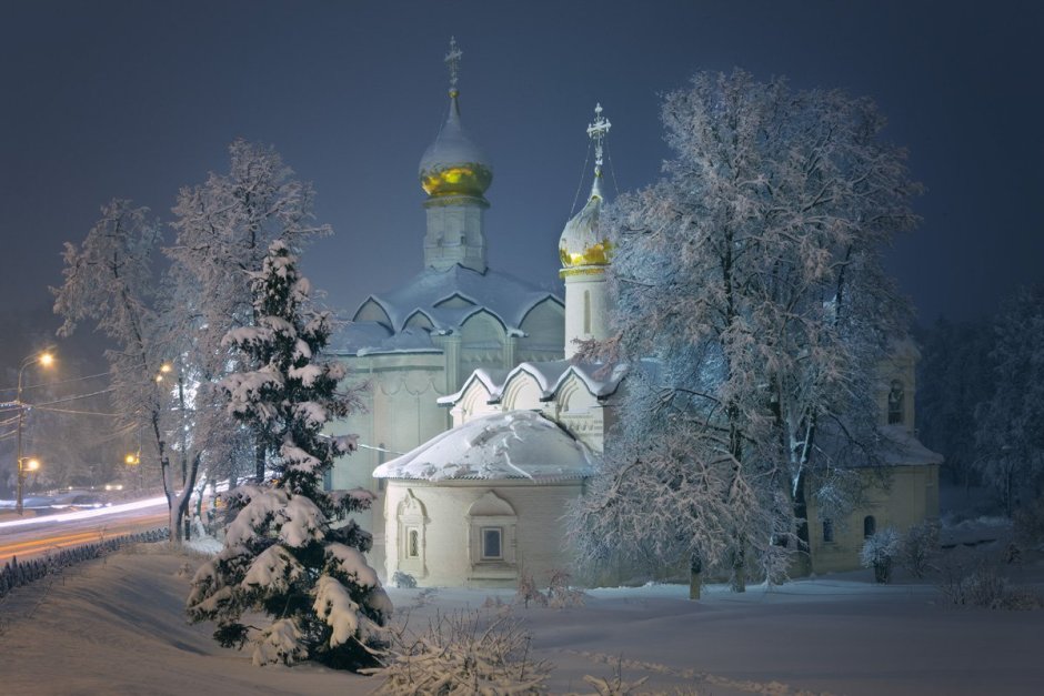 Троицкий собор Сергиев Посад зима