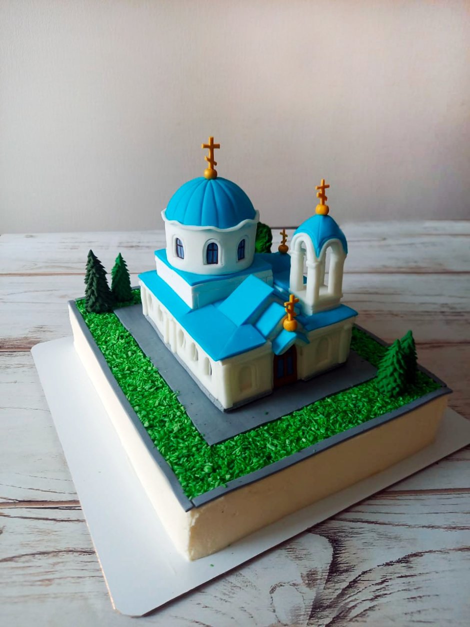 Оформление торта в Церковь