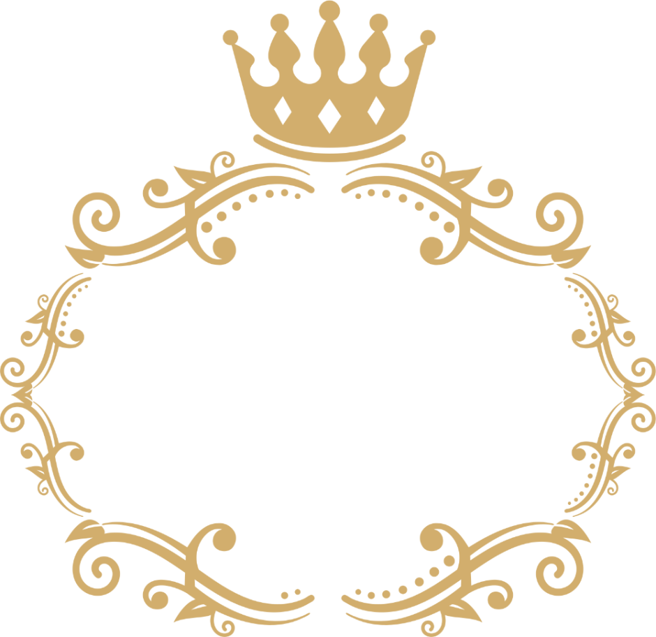 Золотая рамка с короной