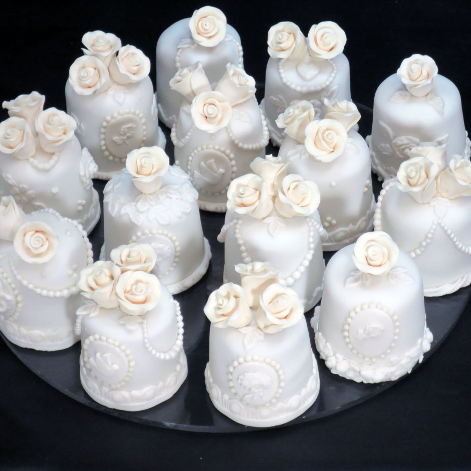 Мини тортики на свадьбу для гостей