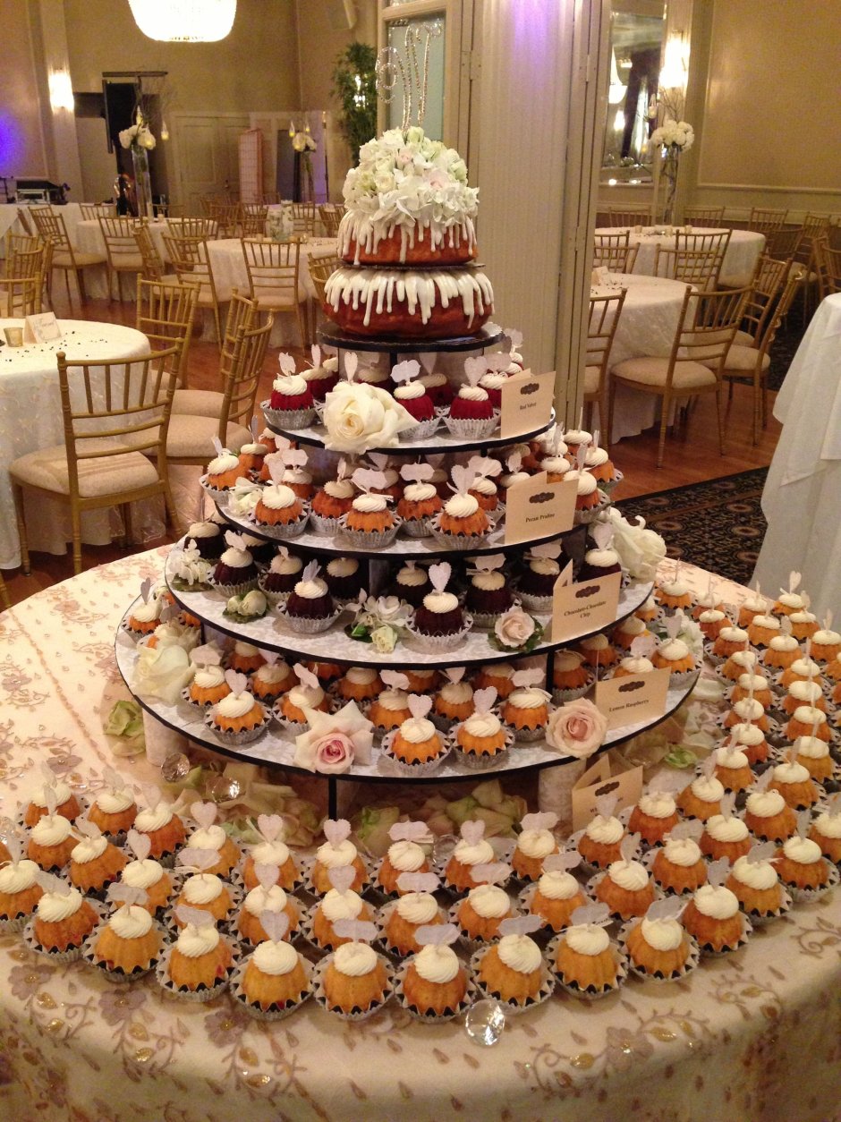 Пирожные на свадебный стол