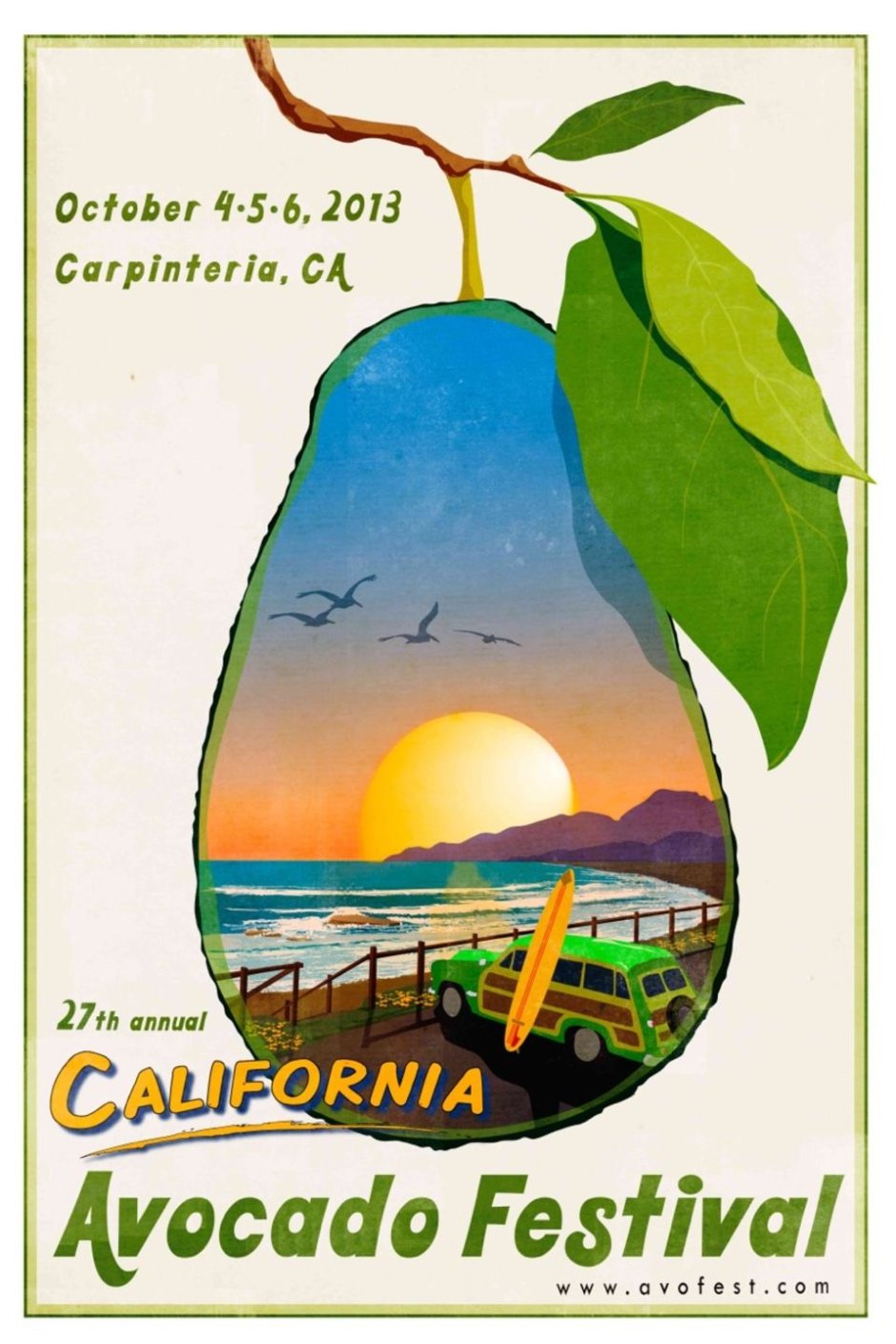 Фестиваль авокадо в Калифорнии
