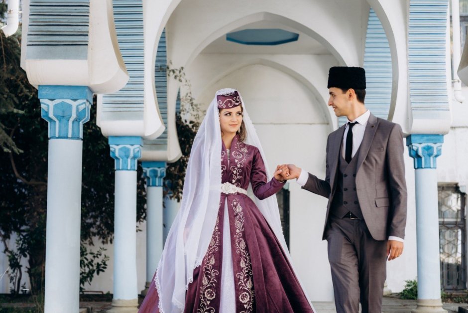 Кавказские национальные Свадебные платья