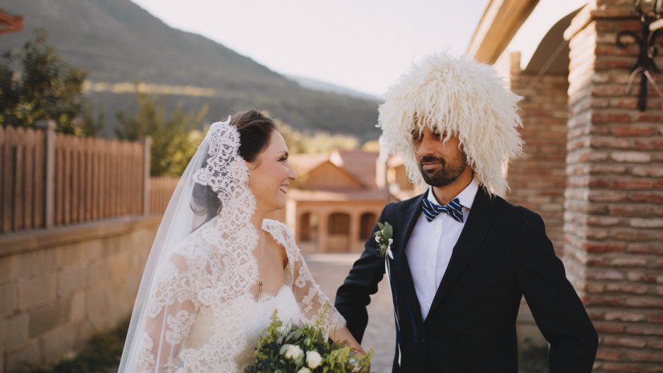 Грузинские жених и невеста