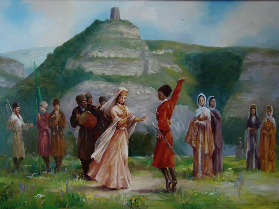 Народы Кавказа 19 век Адыги