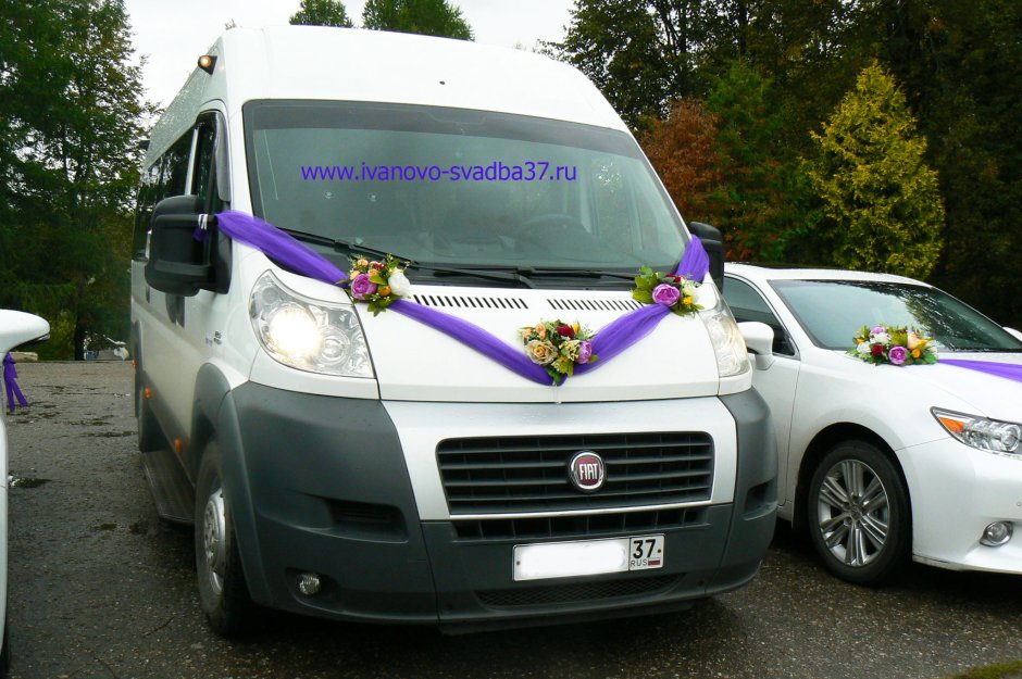 Аренда микроавтобуса Fiat свадьба