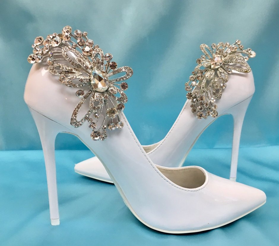 Покажи белые Свадебные туфли красивые