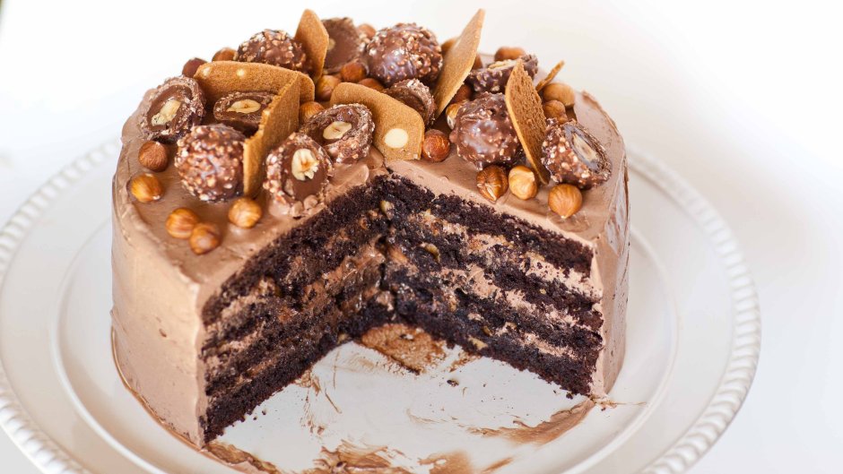 Шоколадный торт чизкейк Орео
