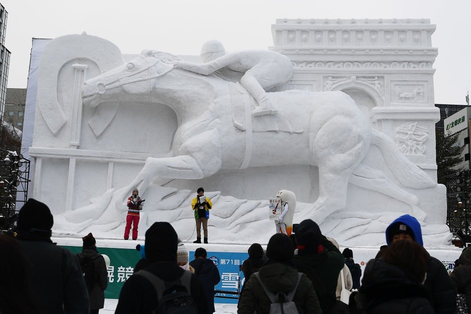 Фестиваль ледяных скульптур в Саппоро