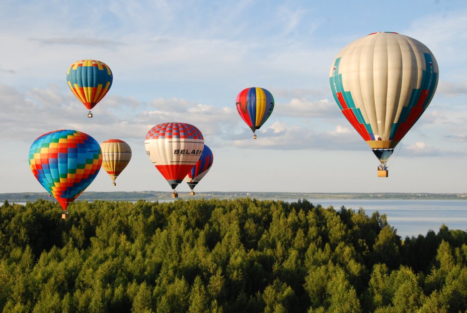 Переславль-Залесский и воздушный шар