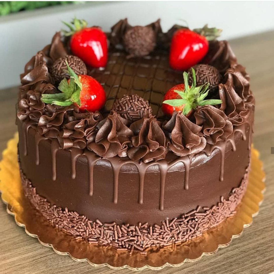 Шоко торт с шоколадом