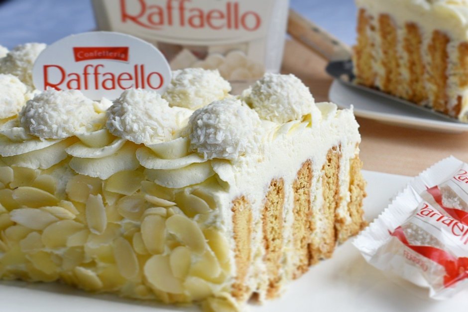 Торт пирожное Рафаэлло