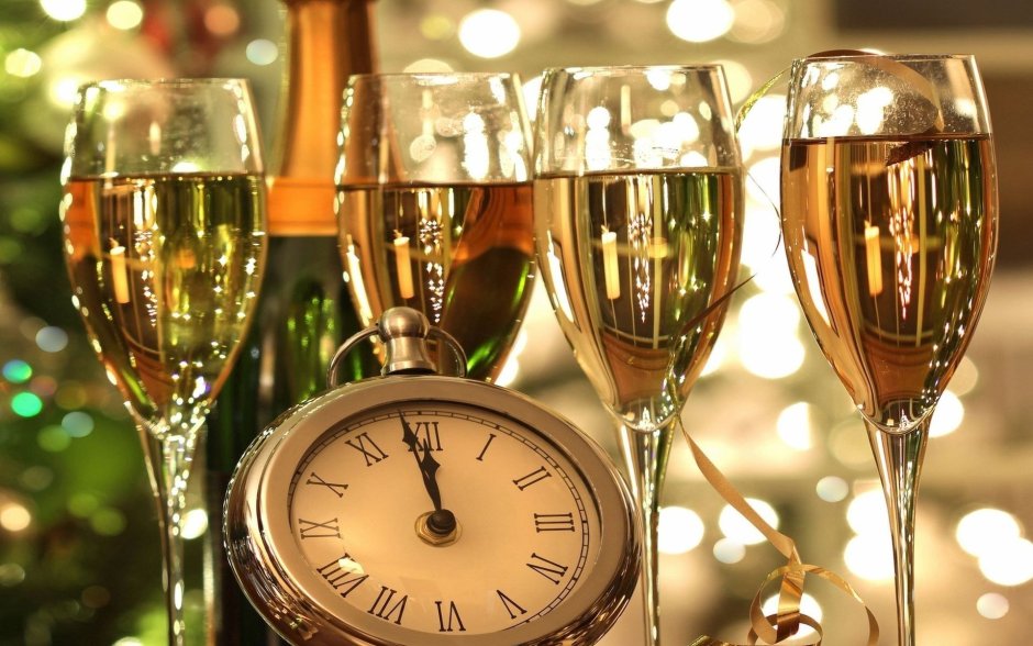 Шампанское новый год
