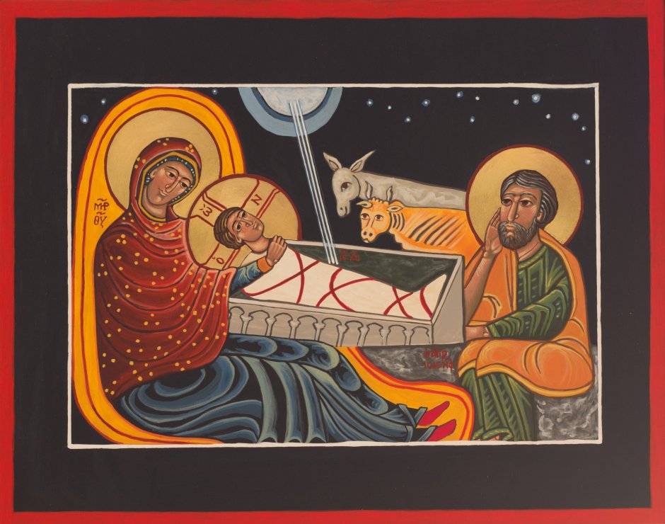 Рождество Христово коптская икона