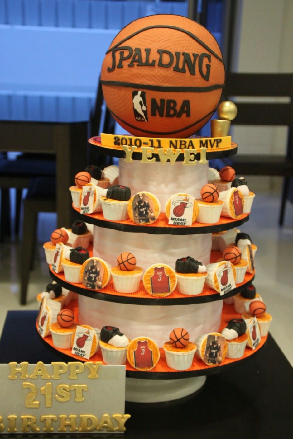 Баскетбольный торт без мастики