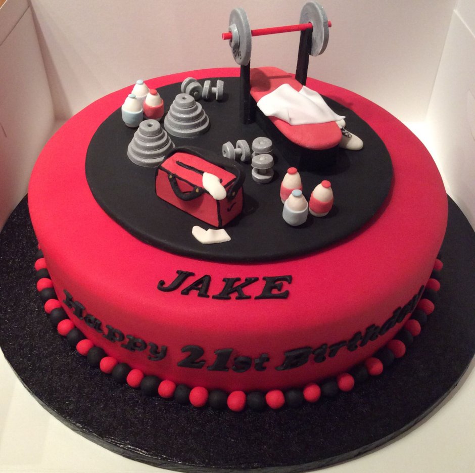 Спортивный торт на день рождения