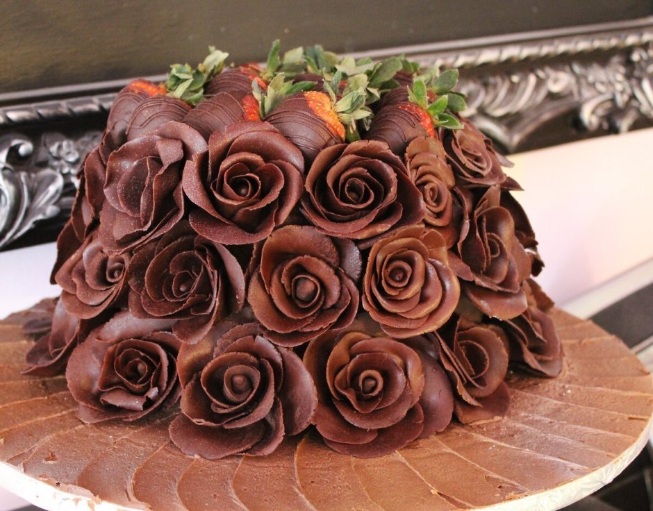 Шоколадные розы
