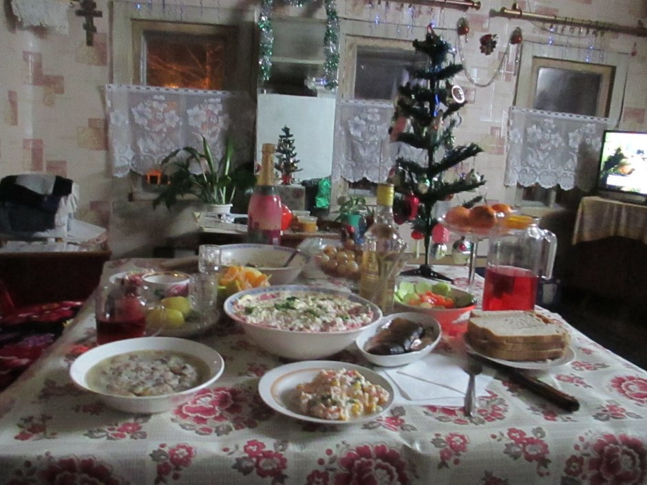 Традиционные новогодние блюда в России
