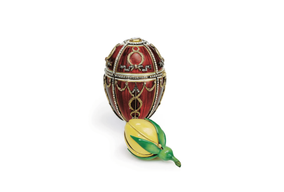 Яйцо Фаберже яйцо с бутоном розы