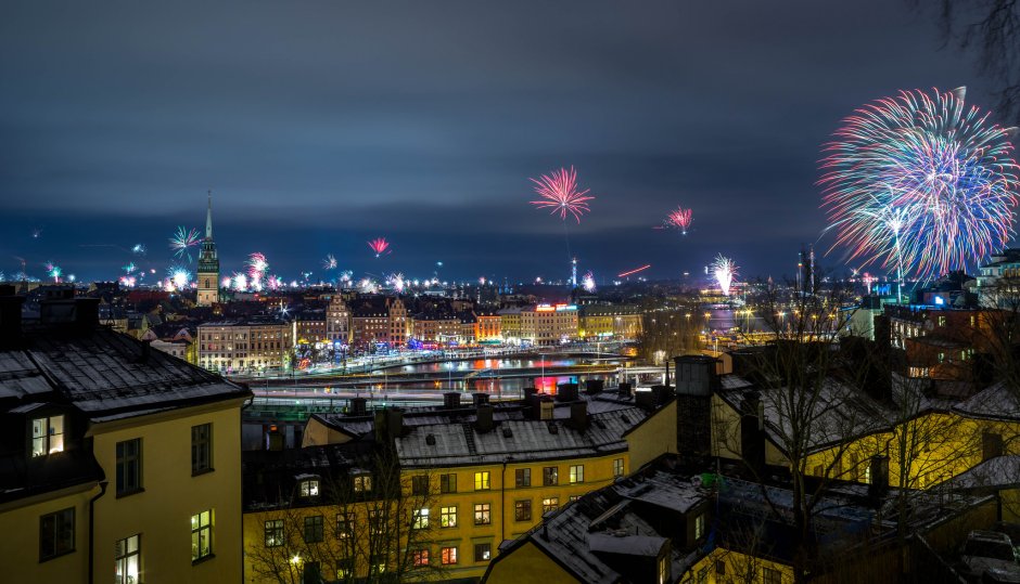 Рождественская ярмарка «Гамла стан» в Стокгольме