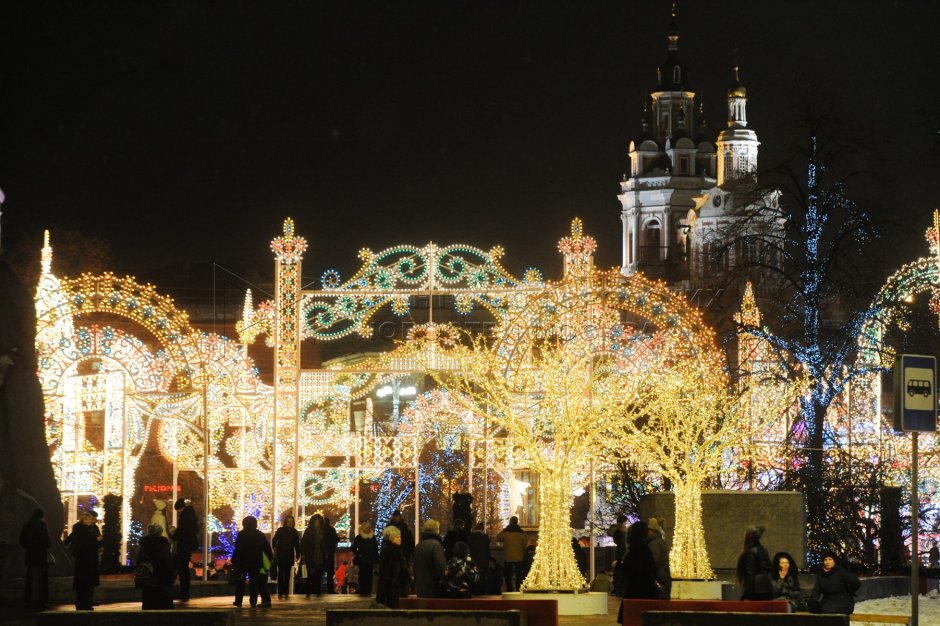 Царицыно в Москве новый год