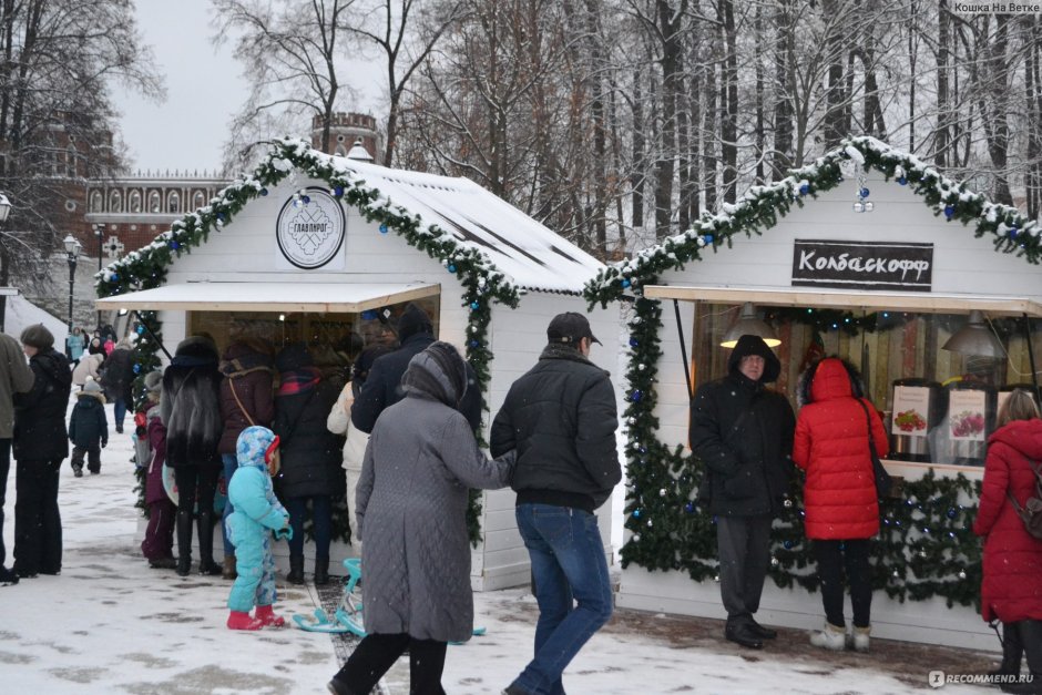 Парк Царицыно в Москве зимой