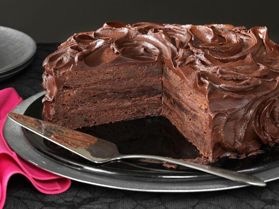 Американский шоколадный торт