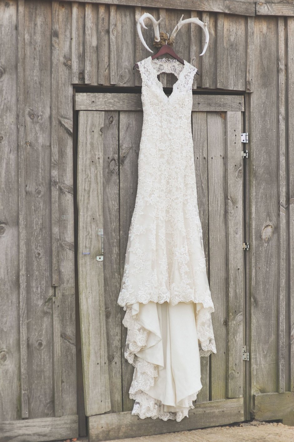 Свадебное платье в деревенском стиле